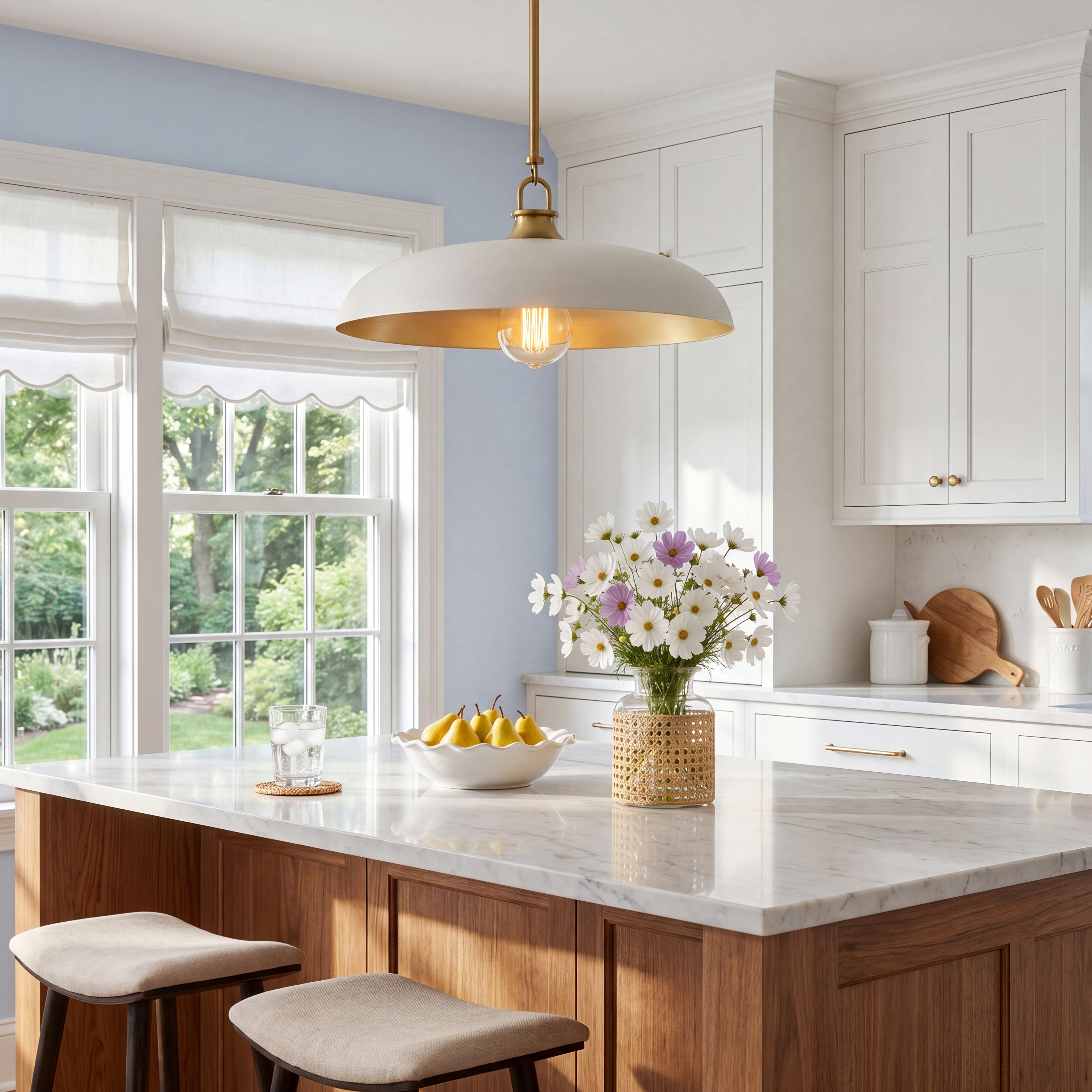 Hinkley Sadie Saucer Shaped Pendant & Reviews | Birch Lane